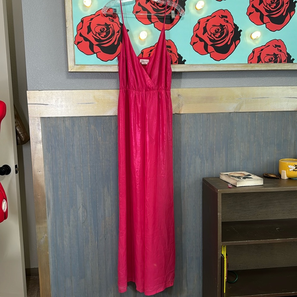 Lovers + Friends Pink Metallic Jumpsuit - Bought on Revolve